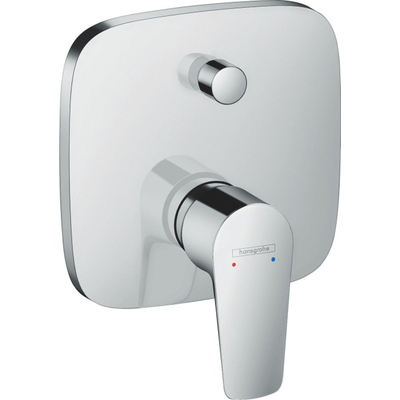 Hansgrohe Talis e Eengreeps badmengkraan - afbouwdeel - met zekerheidsco - met - wit chroom (grijs)