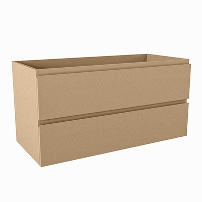 Mondiaz HAY wastafelonderkast - 100x45x50cm - 2 lades - uitsparing links - softclose - Oro