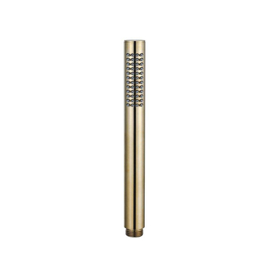 Fortifura Calvi Inbouw Regendoucheset - rond - thermostatisch - wandarm - 25cm hoofddouche - staaf handdouche - gladde slang - Geborsteld Messing PVD (Goud)