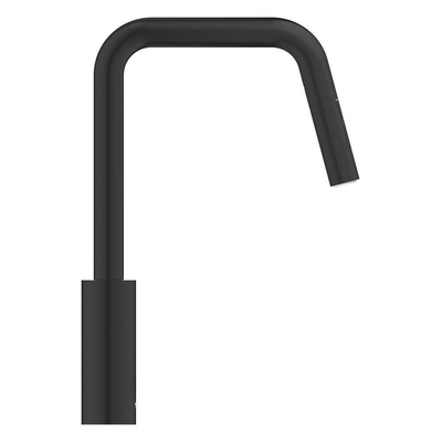 Grohe Eurosmart Mitigeur de cuisine - haut - bec pivotant - noir mat