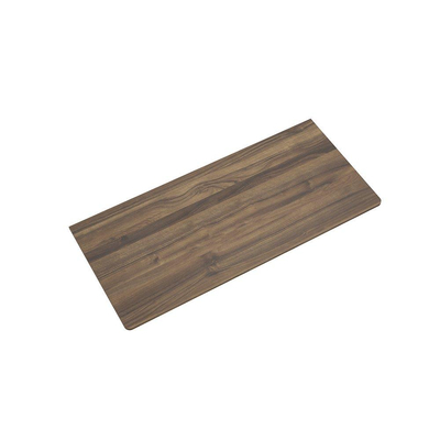 Saniclass Tops Plan de toilette - 120x1.2x46cm - angles arrondis - noyer (bois)