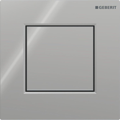 Plaque de commande Geberit type 01 urinoir - pneumatique - carré - chrome brillant