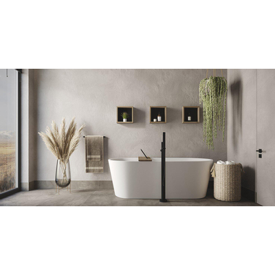 Looox Cool baignoire autoportante - 170x80x58.5cm - acrylique blanc brillant