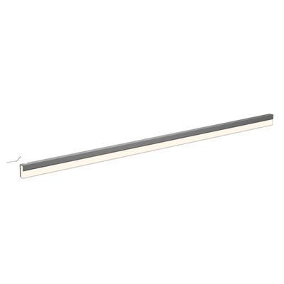 INK LED line Barre d'éclairage - 70x2.5x1cm - LED à couleur changeante - dimmable - IP44 - 4200K - pour miroir ou armoire de toilette - Argent