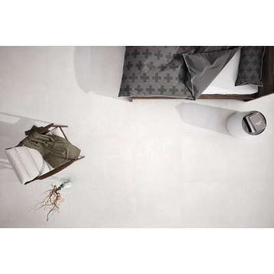 Terravito Urbano wand- en vloertegel - 60x60cm - 10mm - Vierkant - Betonlook - Wit mat
