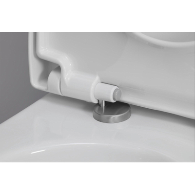 Duravit WC-zitting 37.2x48.8x5.1cm met softclose met quickrelease Polypropyleen wit
