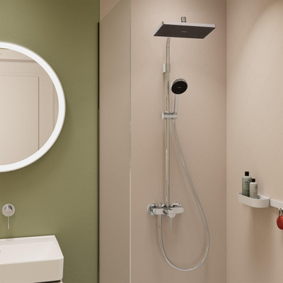 Hansgrohe Activera Q colonne de douche - 29x18cm - ecosmart - chromé