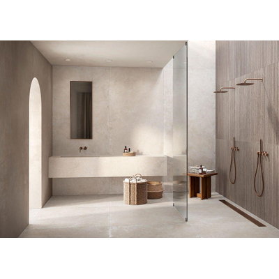 Ragno Realstone Travertino Carrelage de sol - 120x120cm - 9mm - rectifié - Beige (Beige)