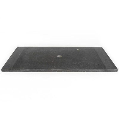 Saniclass Noche Wastafelblad - 100x46cm - 1 kraangat - 1 sifonuitsparing - basalt gepolijst SHOWROOMMODEL