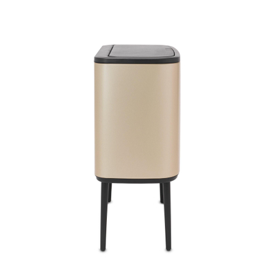 Brabantia Bo Touch Bin Afvalemmer - 36 liter - kunststof binnenemmer - metallic gold