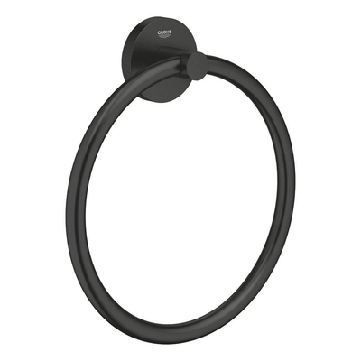 Grohe Start Handdoekring - diameter 18cm - matte black (mat zwart)