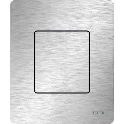 Tece Solid Plaque de commande urinoir inox brossé avec anti-traces de doigts