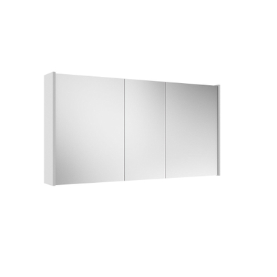 Adema Spiegelkast - 120x63x16cm - inclusief zijpanelen - mat wit