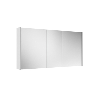 Saniclass Prime Spiegelkast - 120x63x16cm - inclusief zijpanelen - mat wit