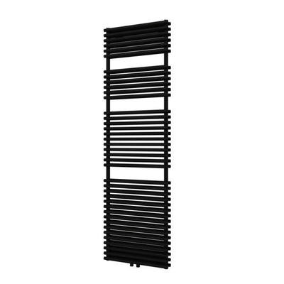 Plieger Florian nxt m radiateur design double horizontal avec raccordement central 1710x500mm 1161w noir mat