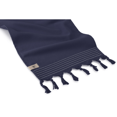 Walra Soft Cotton Hamam Gastendoek set van 2 30x50cm 360 g/m2 Navy OUTLETSTORE