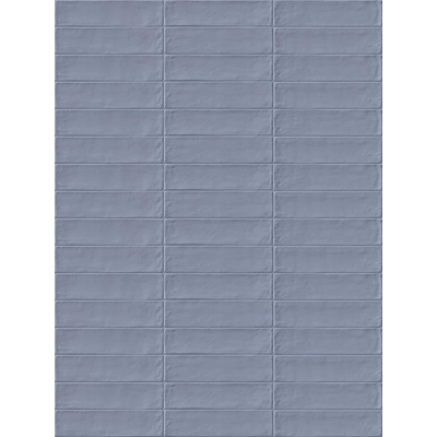 Ceralto Ivarno Grain Carrelage mural - 6x24cm - 9.5mm - Blu avio
