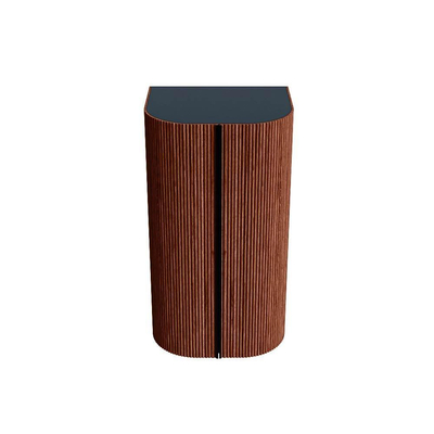 Mondiaz KURVE kolomkast - 80x45x37.5cm - 2 deuren - ruby