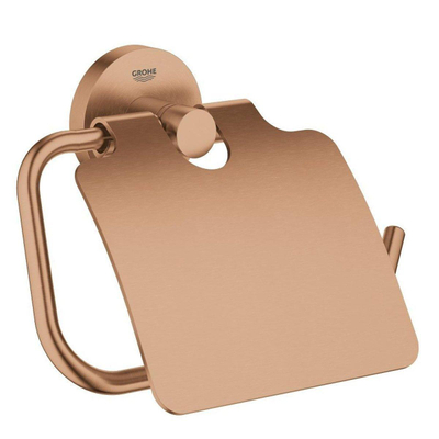 GROHE Essentials Ensemble d'accessoires WC 3 pièces avec porte-balai, patère et porte-rouleau WC Brushed Warm sunset