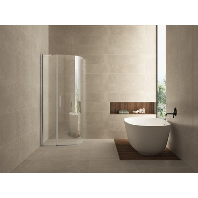 Wiesbaden Sphere Shower douchecabine 90x90x200cm kwartrond chroom 8mm glas rechtsscharnierend NANO coating SHOWROOMMODEL