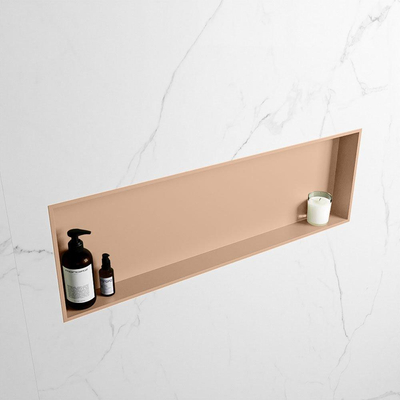 MONDIAZ EASY Nis - 89.5x29.5cm - geschikt voor in- of opbouw - 1 vak - kleur Rosee | Rosee