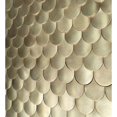 Ceralto Fenera Mosaic Carreau mosaïque - 20x30cm - 5.0mm - or - par pièce