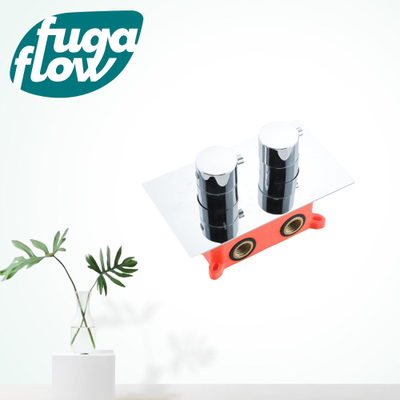 FugaFlow Eccelente Sobrado Badkamer Thermostatische Inbouwkraan - inclusief inbouwdeel - chroom