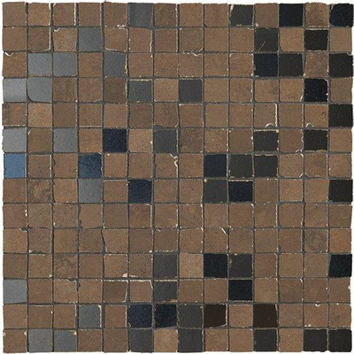 Douglas & jones metal mosaic tile 30x30cm 9.5mm frost proof rectified corten matt