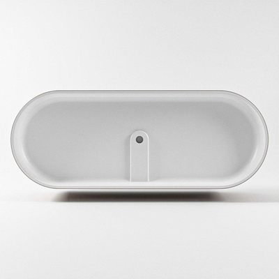 MONDIAZ NOBLE Baignoire autoportante - 180x75cm - Smoke/talc