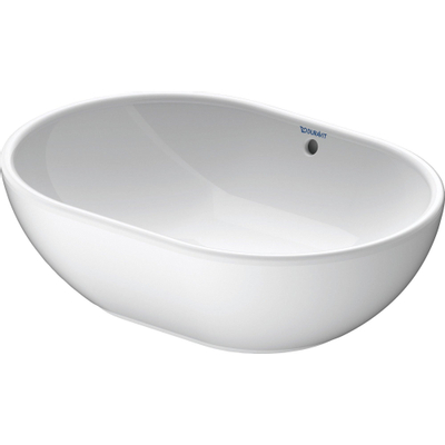 Duravit Foster lavabo à poser avec trop-plein 49.5x35cm avec Wondergliss blanc