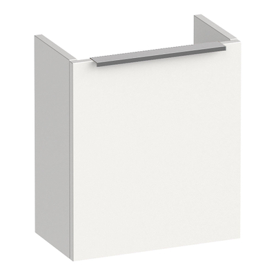 BRAUER Elevate meuble de WC 40 sans poignée rapportée avec 1 porte ouverture à droite blanc mat