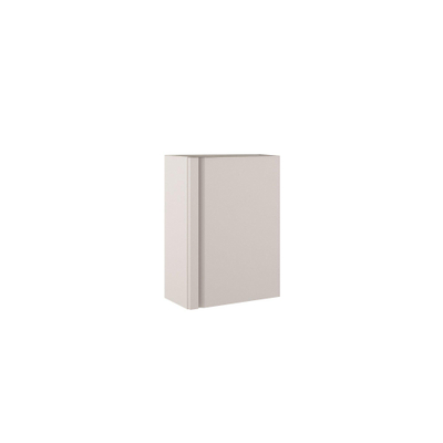 FugaFlow Eccelente Arredo Ensemble meuble WC - 40x65cm - 1 porte - 1 trou de robinet - droite - lave-mains terrazzo - cotton mat (beige)