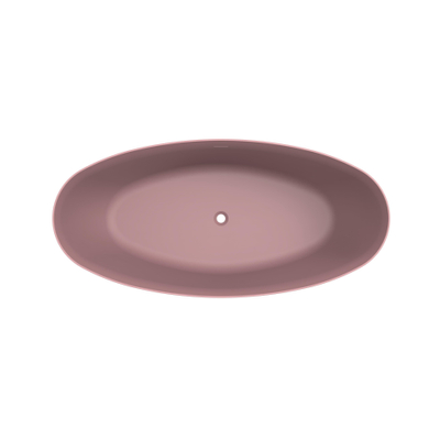 Arcqua Ica Baignoire îlot 170x80cm mat rose