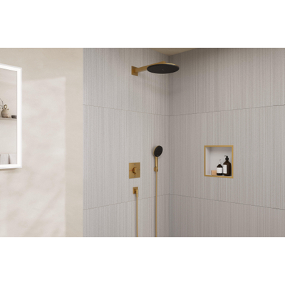 Hansgrohe Raindance Alive S douche de tête - 30cm - 1 jet - encastré - brushed bronze