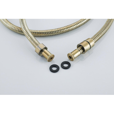 Fortifura Calvi doucheslang Metaal - 150cm - geborsteld messing (goud)