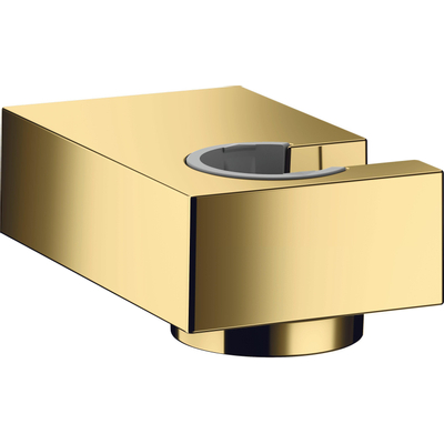 Hansgrohe Porter E wandhouder metaal, m. vaste bevestigingspositie polished gold
