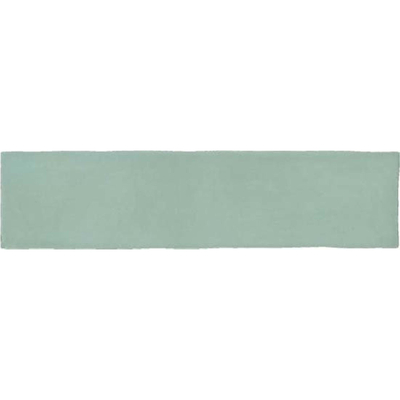 Douglas Jones Atelier Carrelage mural 6x25cm 10mm pâte blanche Vert D'Eau