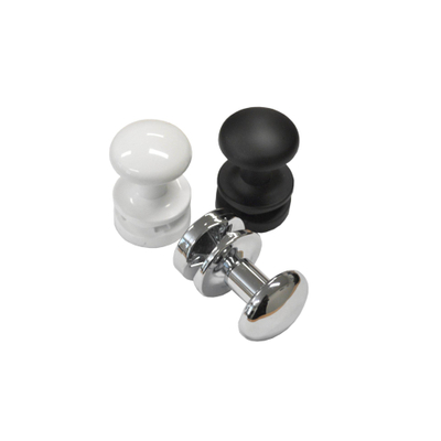 Sanicare Handdoek knop voor design radiatoren in de kleur zwart