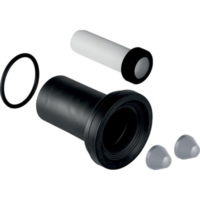 Geberit aansluitgarnituur PE - 18.5cm - 90mm - 10.2cm - afvoer - toevoer