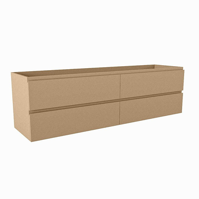 Mondiaz HAY wastafelonderkast - 170x45x50cm - 4 lades - uitsparing links - softclose - Oro
