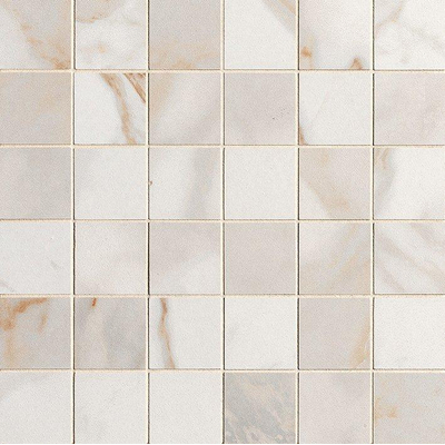 FAP Ceramiche Roma Stone Mosaico Gold Carrara Oro macro mosaico zijde glans 5x5