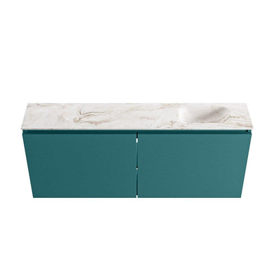 MONDIAZ TURE-DLUX 120cm toiletmeubel Smag. EDEN wastafel Frappe positie rechts. Met 1 kraangat.
