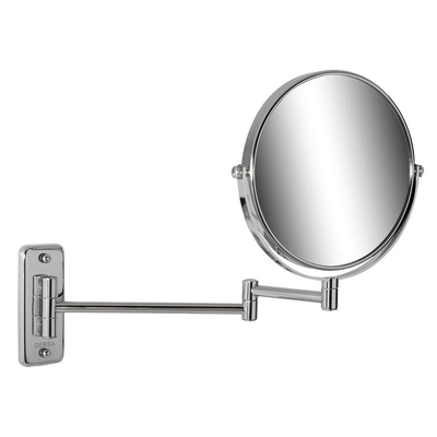 Geesa Mirror make-upspiegel – rond Ø20 cm – 3x vergrotend, 2-armig – Chroom