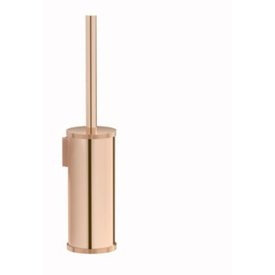 Garniture de brosse de WC Romacloset modèle mural or rose