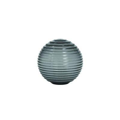 Astro Tacoma Twin Wandlamp/Plafondlamp - 230V - IP44 - bol - geribbeld - smoke glas - chroom