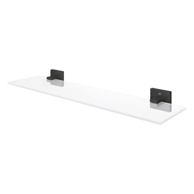 Grohe Start Cube QuickFix Etagère murale - 53x14.6x5.4cm - verre - Noir mat