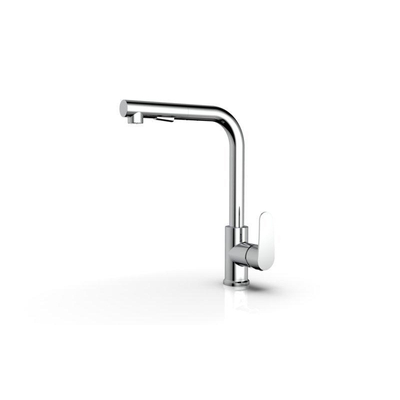 Plieger Dour Robinet de cuisine 1 trou avec bec extractible chromé