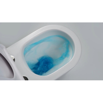 QeramiQ Dely Wandclosetpack - 36.3x51.7cm - diepspoel - rimless - slim zitting - glans wit SHOWROOMMODEL