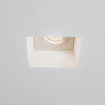 Astro Blanco Square Adjustable Spots encastrées 11,5x4cm IP20 douille GU10 plâtre
