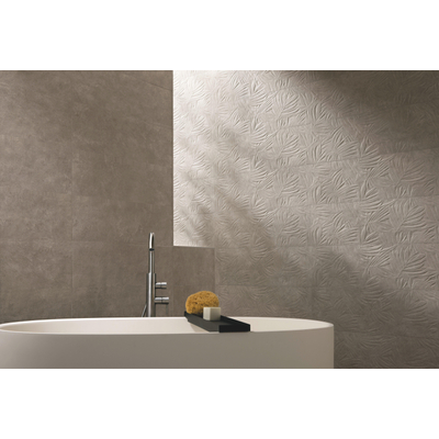 ÉCHANTILLON Terravito Elzino carreau mural - 25x75cm - rectifié - Aspect pierre naturelle - Grey mat (gris)